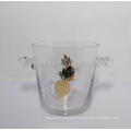 giant glass shaped ice wine bucket wine cooler